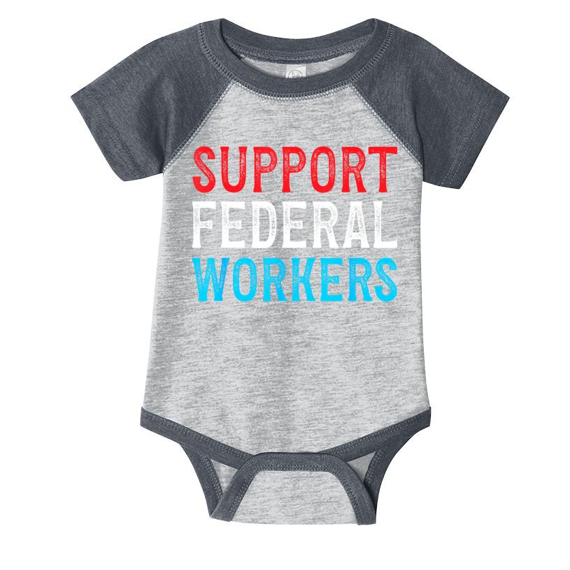 Support Federal Workers Protect Defend Employees Jobs Infant Baby Jersey Bodysuit