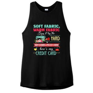 Soft Fabric Warm Fabric Buy It By The Yard Quilting Gift Ladies PosiCharge Tri-Blend Wicking Tank