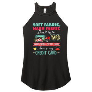 Soft Fabric Warm Fabric Buy It By The Yard Quilting Gift Women's Perfect Tri Rocker Tank