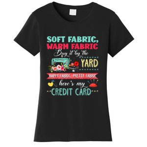 Soft Fabric Warm Fabric Buy It By The Yard Quilting Gift Women's T-Shirt