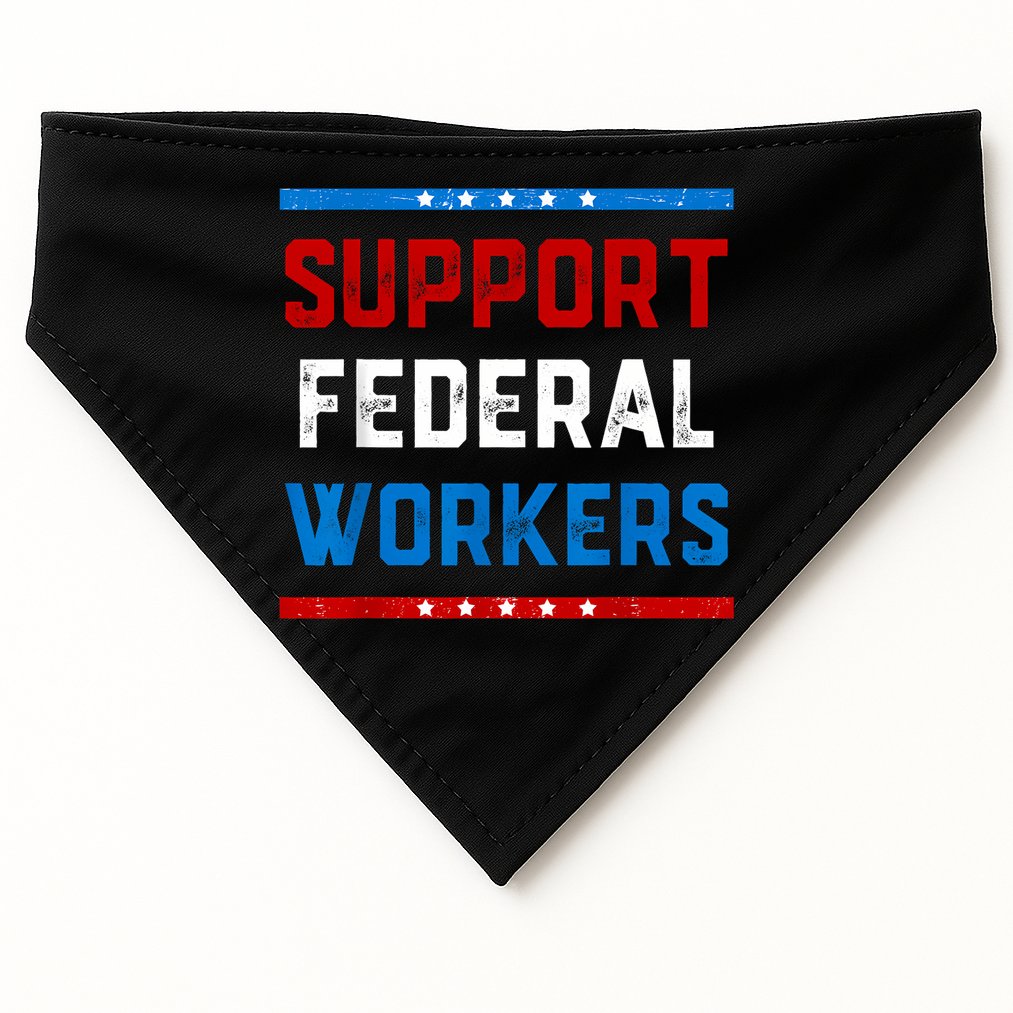 Support Federal Workers Protect Defend Employees Jobs USA-Made Doggie Bandana