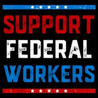 Support Federal Workers Protect Defend Employees Jobs Cropped Pullover Crew