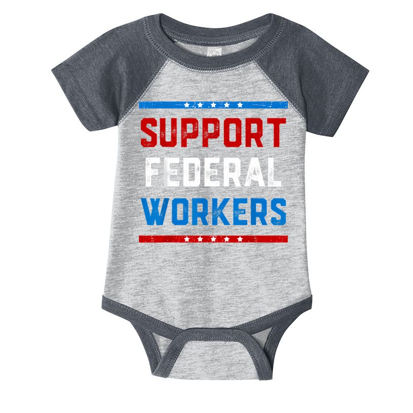 Support Federal Workers Protect Defend Employees Jobs Infant Baby Jersey Bodysuit