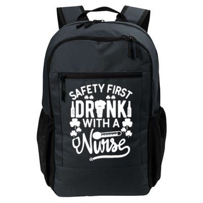 Safety First With A Nurse Gift St Patrick Day Gift Daily Commute Backpack