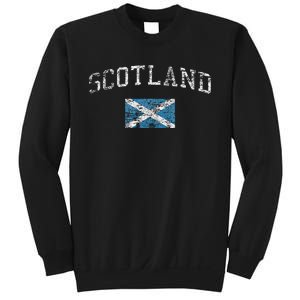 Scotland For Women Faded Scottish Flag Sweatshirt