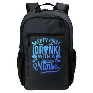 Safety First With A Nurse Gift St Patrick Day Gift Daily Commute Backpack