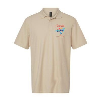 Sarasota Florida Watercolor Sea Turtle Polo