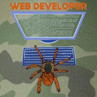 Spider Funny Web Software Developer Legacy Tie Dye Trucker Hat