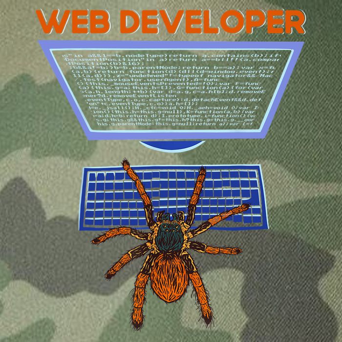 Spider Funny Web Software Developer Legacy Tie Dye Trucker Hat