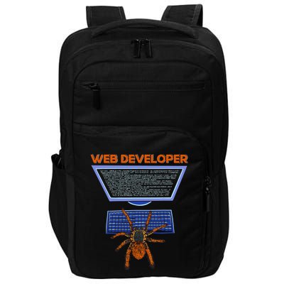 Spider Funny Web Software Developer Impact Tech Backpack