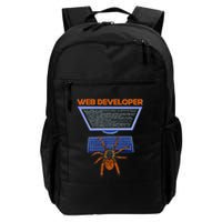 Spider Funny Web Software Developer Backpack