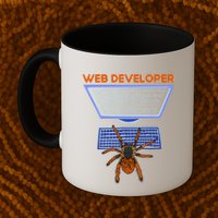 Spider Funny Web Software Developer Mug
