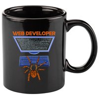 Spider Funny Web Software Developer 11oz C Handle Ceramic Mug