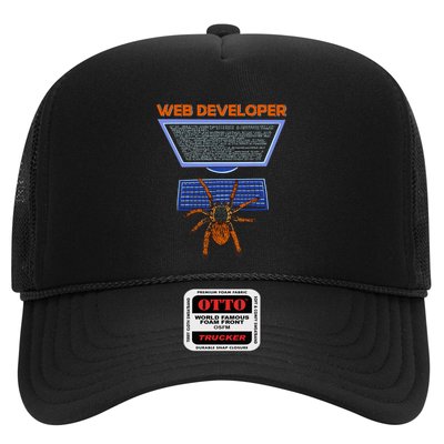 Spider Funny Web Software Developer Trucker Hat