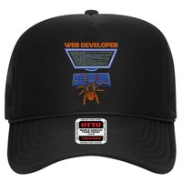 Spider Funny Web Software Developer Trucker Hat
