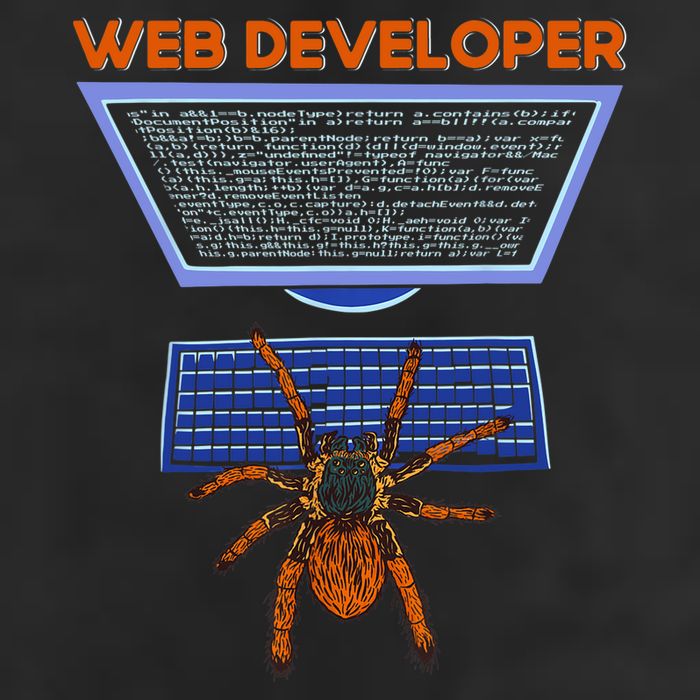 Spider Funny Web Software Developer Trucker Hat