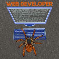 Spider Funny Web Software Developer Cotton Canvas Backpack