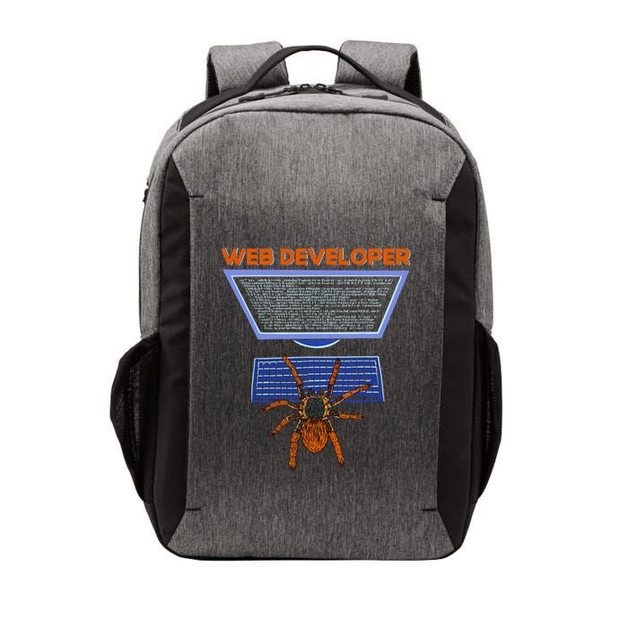 Spider Funny Web Software Developer Vector Backpack