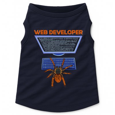 Spider Funny Web Software Developer Doggie Tank