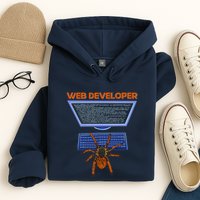Spider Funny Web Software Developer Hoodie