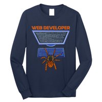 Spider Funny Web Software Developer Long Sleeve Shirt