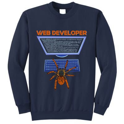 Spider Funny Web Software Developer Sweatshirt