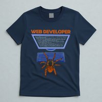 Spider Funny Web Software Developer T-Shirt