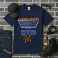 Spider Funny Web Software Developer Tall T-Shirt