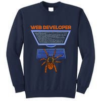 Spider Funny Web Software Developer Tall Sweatshirt