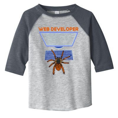 Spider Funny Web Software Developer Toddler Fine Jersey T-Shirt