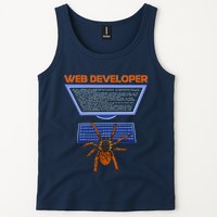 Spider Funny Web Software Developer Tank Top
