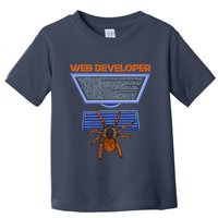 Spider Funny Web Software Developer Toddler T-Shirt
