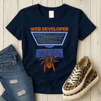 Spider Funny Web Software Developer Womens T-Shirt