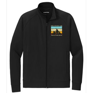 Sorry For What I Said While We Were Hiking Funny Stretch Full-Zip Cadet Jacket