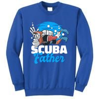 Scuba Father With A Monkey For Father's Day Gift Sweatshirt