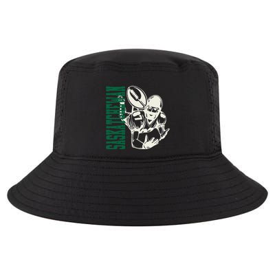 Saskatchewan Football With Player Cool Comfort Performance Bucket Hat