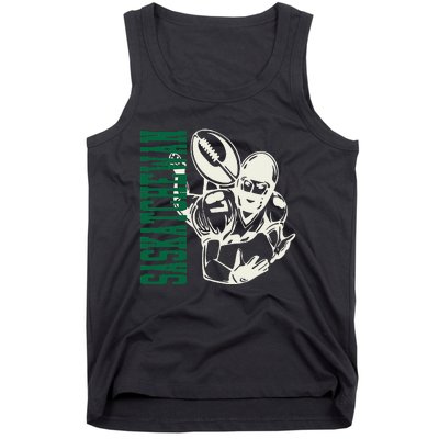 Saskatchewan Football With Player Tank Top