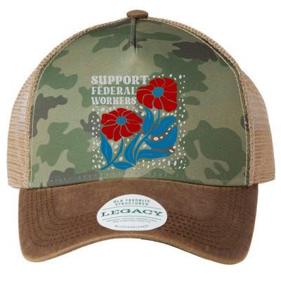 Support Federal Workers  Anti Trump . Legacy Tie Dye Trucker Hat