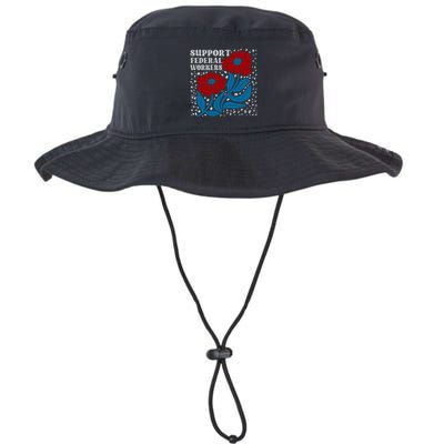 Support Federal Workers  Anti Trump . Bucket Hat