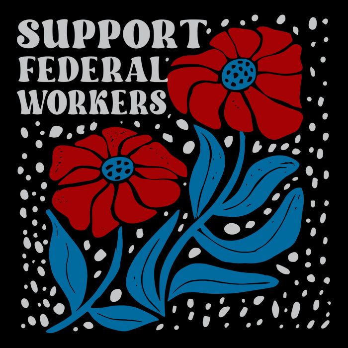 Support Federal Workers  Anti Trump . Toddler Sweatshirt