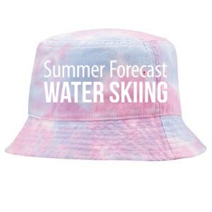 Summer Forecast Water Skiing Gift Tie-Dyed Bucket Hat