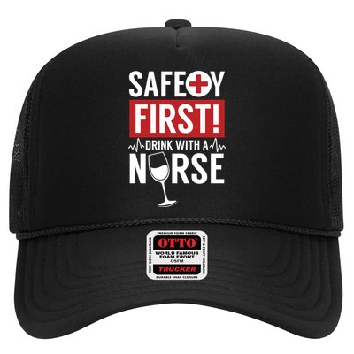 Safety First With A Nurse Medical Emergency Gift Trucker Hat