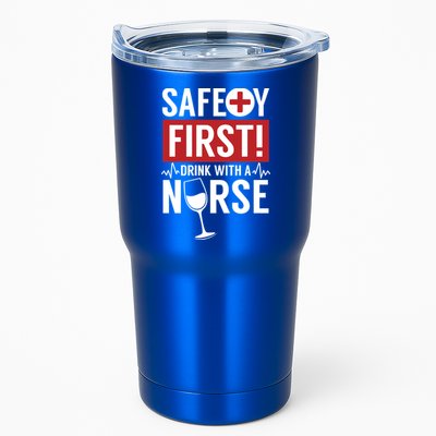 Safety First With A Nurse Medical Emergency Gift Tumbler