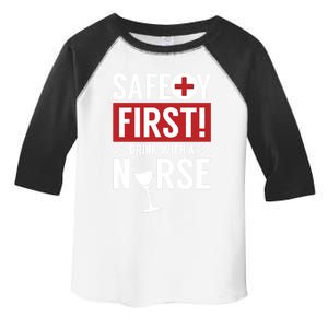 Safety First With A Nurse Medical Emergency Gift Toddler Fine Jersey T-Shirt