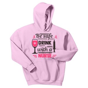 Safety First With A Nurse Ing Team Day Ing Gift Kids Hoodie