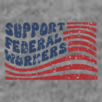 Support Federal Workers Flag Sustainable Beanie