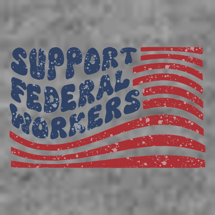 Support Federal Workers Flag Sustainable Beanie