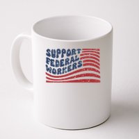 Support Federal Workers Flag Mug