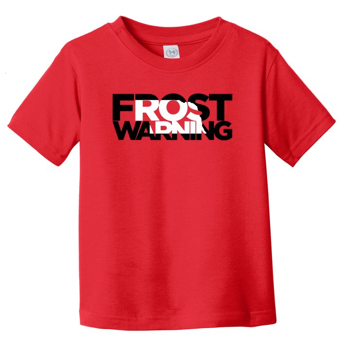 Scott Frost Warning Nebraska Husker Football Toddler T-Shirt