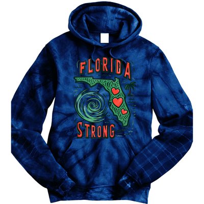 Support Florida Western Pray For Florida Strong Tie Dye Hoodie